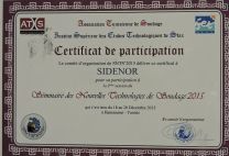 SIDENOR au Séminaire SNTS 2015